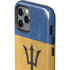 Barbados Flag Distressed iPhone 12 Pro Max Impact Case